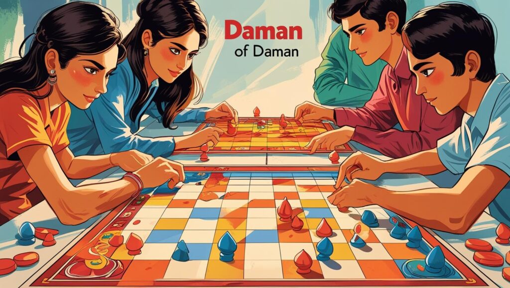 What is the game of Daman?