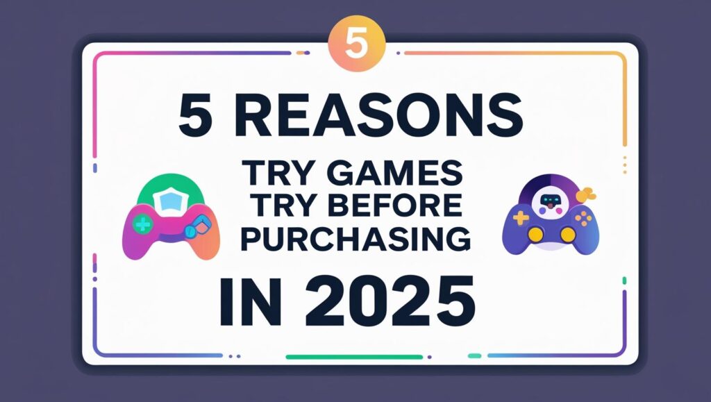 Five Best Justifications for Playing Try Games Before Purchase in 2025