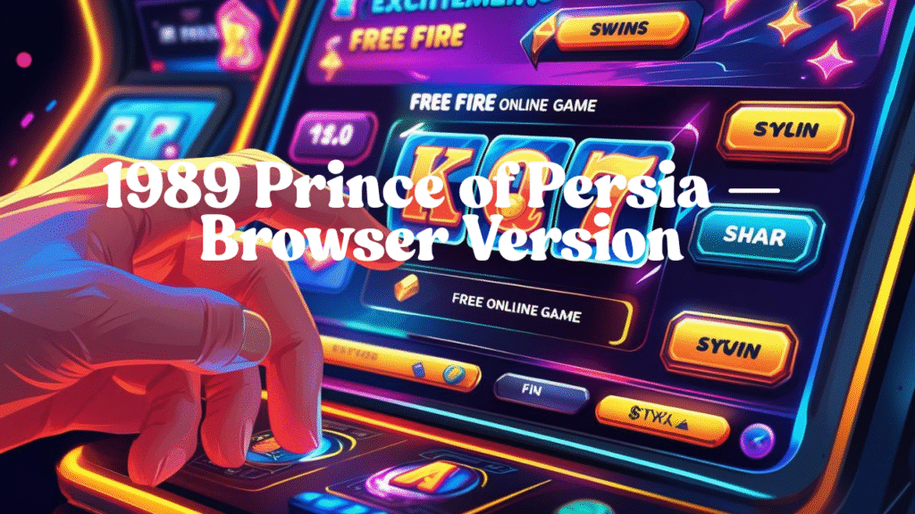 1989 Prince of Persia — Browser Version