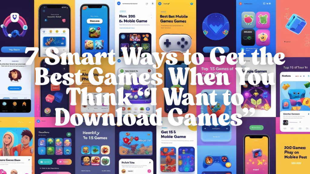 i want to download games