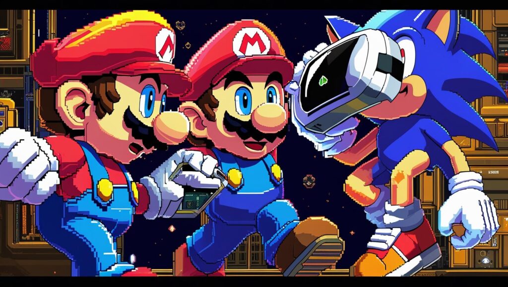 Old video games online: Linking Modern Technology with Classic Icons