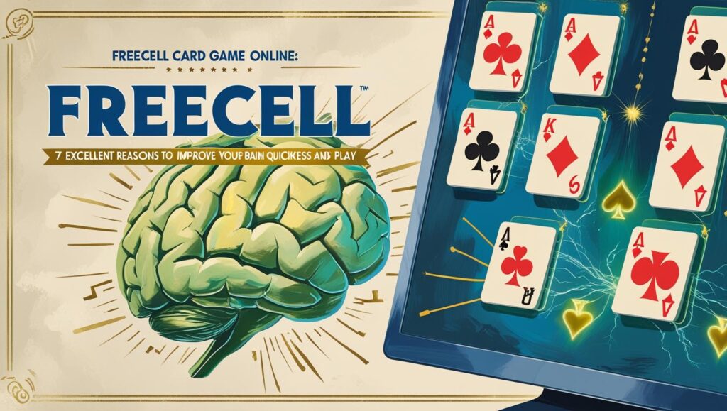 FreeCell Card Game Online: 7 Excellent Reasons to Improve Your Brain Quickness and Play