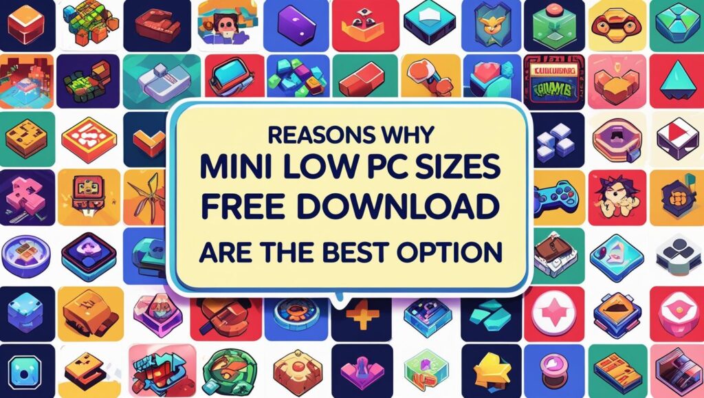 Reasons Why Mini Low Size PC Games Free Download Are the Best Option