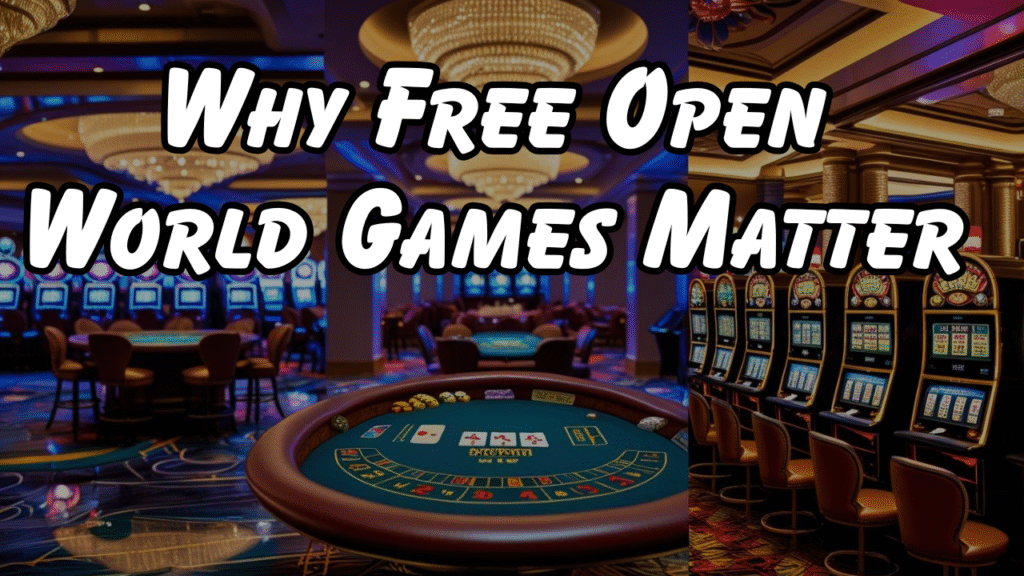 Why Free Open World Games Matter