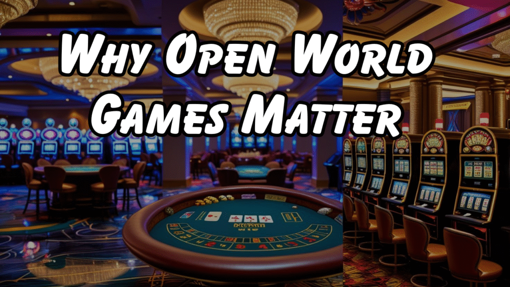 Why Open World Games Matter